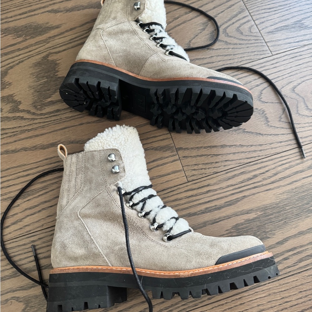 Marc Fisher Izzie Lace-Up Suede Boots